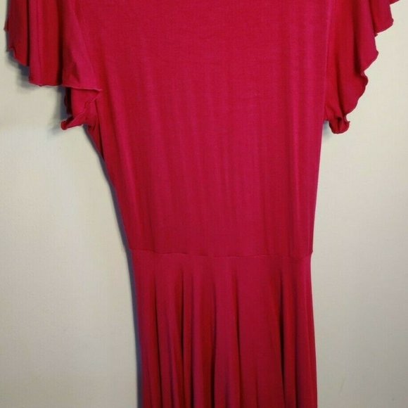 BlackMilk Pink Wrap Longline Dress - Limited Large - Picture 5 of 7